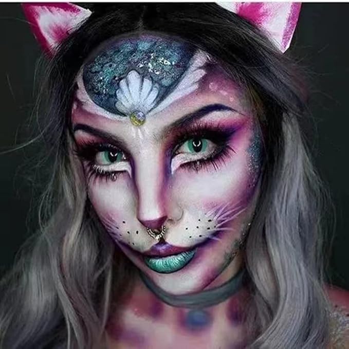 Purple Pink Glitter Eyeshadow Palette - 12 Color Shimmer High Pigmented Powder Lasting Waterproof Colorful Eyeshadow Palette for Girl Women