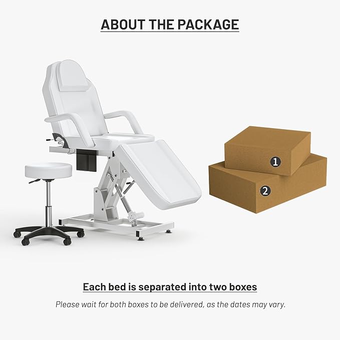 Electric Spa Beds for Esthetician Height Adjustment Professional Tattoo Chair for Client Electric Facial Chairs for Esthetician Bed