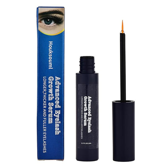 Eyelash Growth Serum Volumizing For Eyelash Growth Longer Thicker Lash Enhancing Serum Vegan, Advanced Lash Enhancing Treatment for Natural Lashes, 8mL (Blue, 1 Count (Pack of 1))