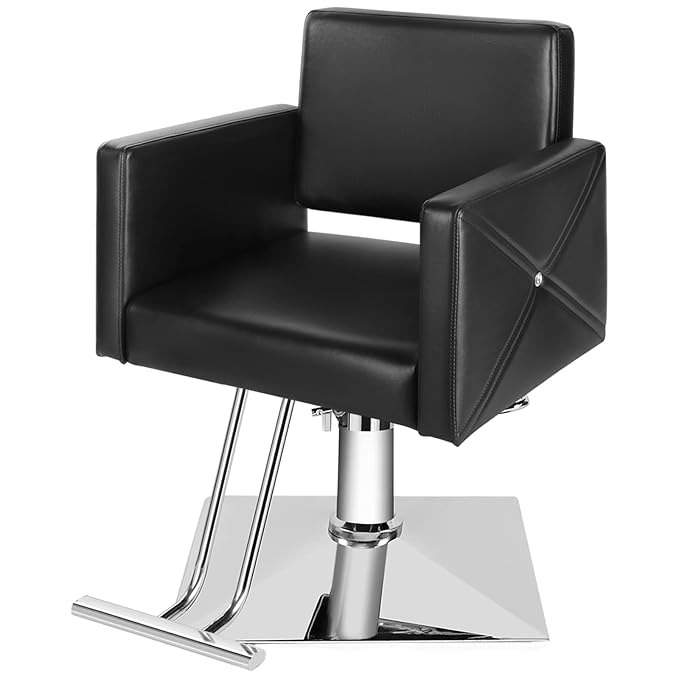 Artist Hand Salon Chair for Hair Stylist, Stylist Chair with Heavy Duty Hydraulic Pump, 360 Degrees Rolling Swivel Spa Beauty Equipment for Hair Stylist Women Man, Max Load Weight 330 Lbs