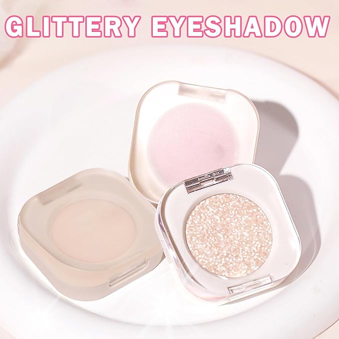 Single Nude Eyeshadow, Matte Brown, Ultra Fine Smooth Powder, Long Lasting High Pigment, Daily Korean Eyes Makeup (Milk Tea)
