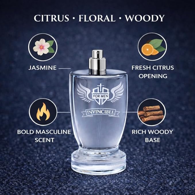 Sandora Fragrances Perfume for Men – Fresh Aquatic Woody Cologne with Grapefruit, Jasmine & Patchouli – Bold Refreshing Fragrance – Eau de Parfum 100ml (3.4 fl oz)