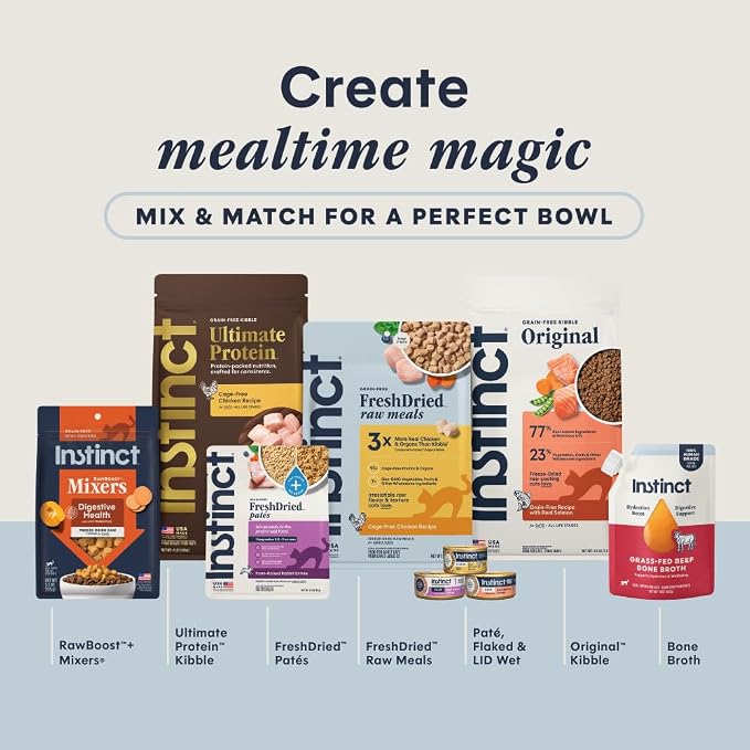 Instinct Limited Ingredient Diet Dry Cat Food, Real Rabbit, 10 lb. Bag | Single animal protein and vegetable recipe, raw-coated kibble, farm-raised rabbit, gentle on sensitive stomachs