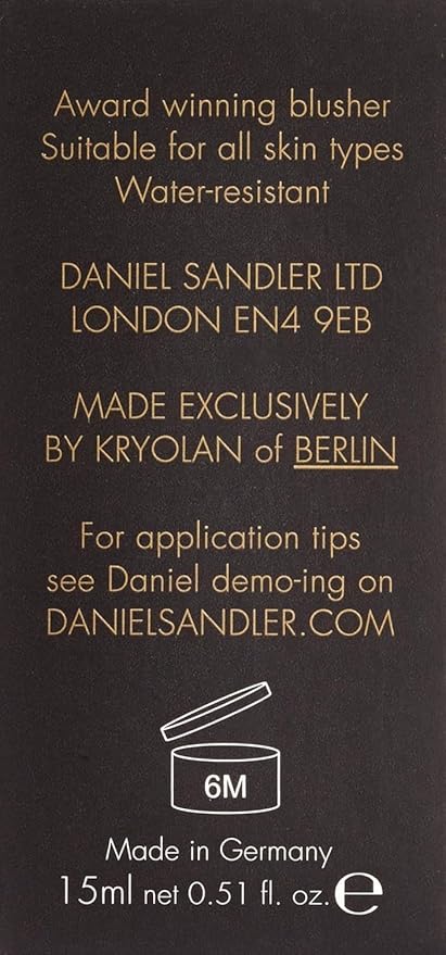 Daniel Sandler WATERCOLOUR BLUSH LIQUID PASSION. Buildable & Blendable Long-Lasting Waterproof Liquid Blush for Cheeks & Lips for All Skin Types including Mature, Dry, Combination & Oily.