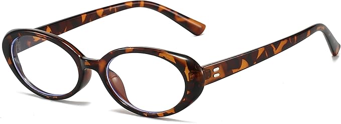 Breaksun Retro Oval Sunglasses for Women Men Fashion Small Oval Sunglasses 90s Vintage Shades