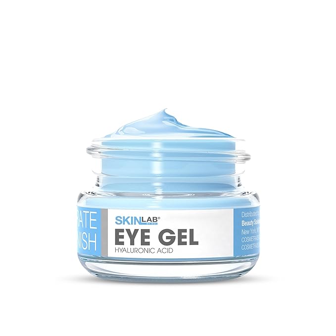 SKIN LAB Hydrate & Replenish Eye Cream – Hydrating Eye Gel Cream with Hyaluronic Acid & Marine Extracts, Moisturizes & Revitalizes Under Eyes, 0.5 oz