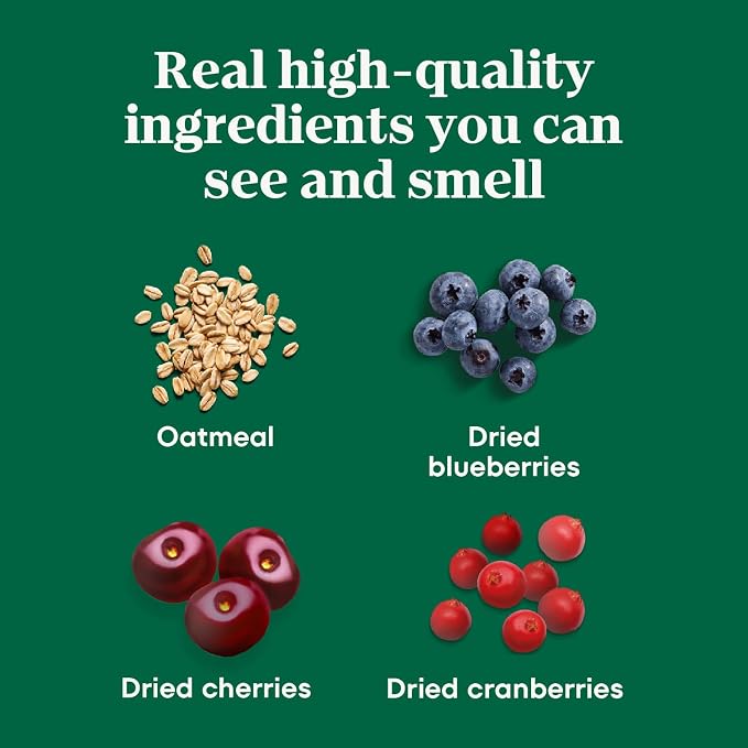 Nutro Crunchy Dog Treats with Real Mixed Berries, 10 oz | 5 calories per treat, natural ingredients, no corn, wheat, soy protein, low calorie, quality protein, ideal for training