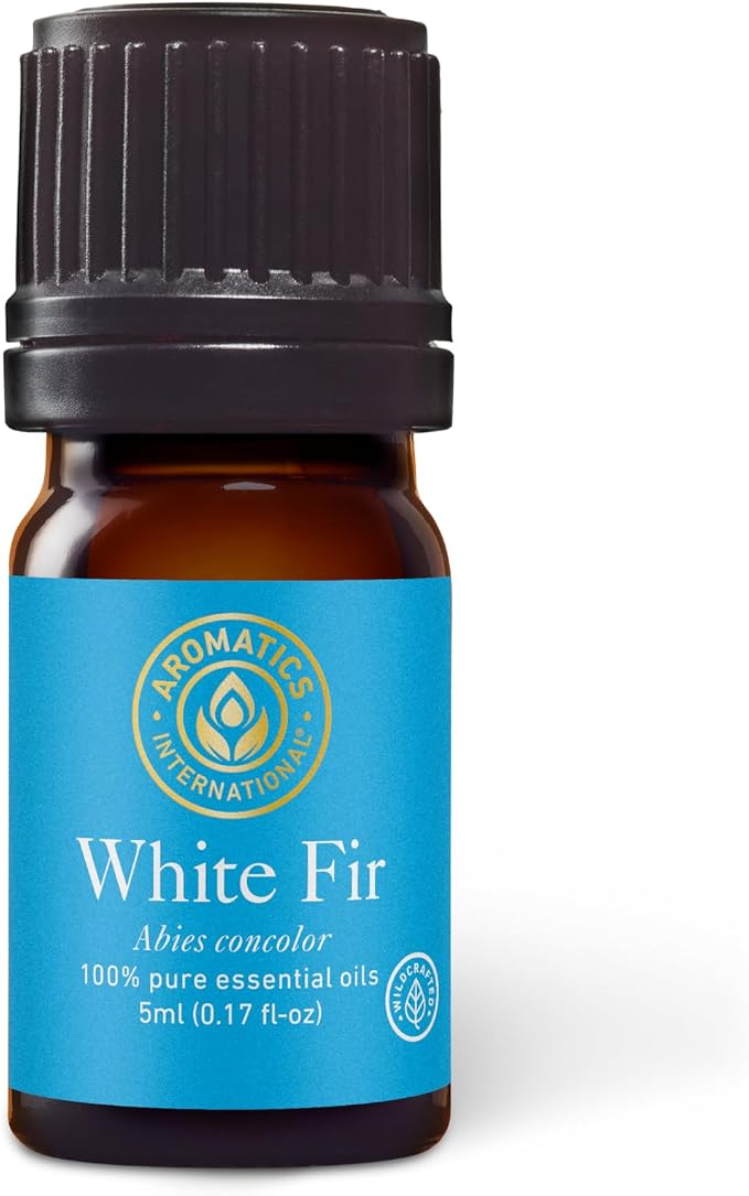 Aromatics International Premium Organic White Fir Essential Oil 5ml | 100% Pure Essential Oil for Diffusion & Aromatherapy