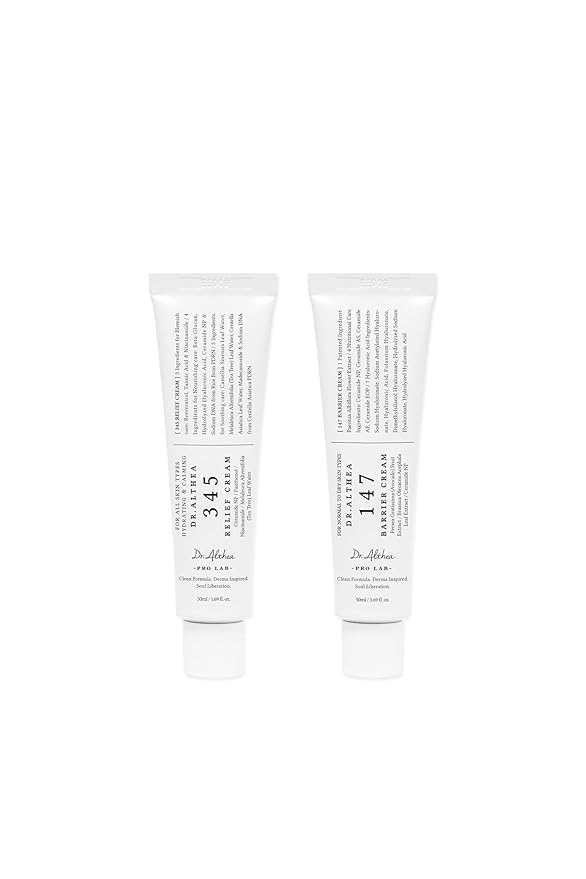 Dr.Althea Dual Cream Set | Soothing Recovery & Deep Hydration, Korean Vegan Skincare for All Skin Types