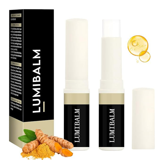 lumibalm Turmeric Eye Stick for Under Eye Bags, Erases Eye Bags Within Minutes,Turmeric Retinol Eye Cream for Puffiness (2pcs)