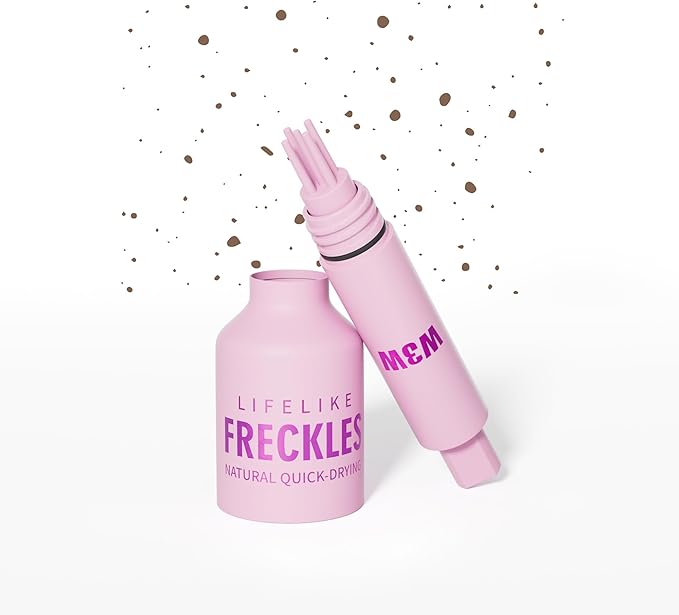Freckles Stamp Pen – Waterproof Fake Freckles Makeup, Quick Dry 5-Point Faux Freckle Pen for Natural Long-Lasting Sunkissed Look (#01 Light)