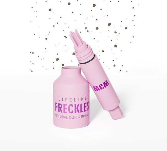 Freckles Stamp Pen – Waterproof Fake Freckles Makeup, Quick Dry 5-Point Faux Freckle Pen for Natural Long-Lasting Sunkissed Look (#01 Light)