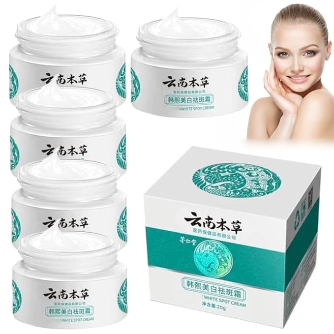 Japanese Melasma Cream, JP Yunnan Herbal White Spot Cream, Keting Face Cream, Face Moisturizing Face Skin Care (5pcs)