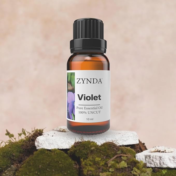 Violet Essential Oil Pure and Natural – 100% Uncut • Raw • Very Potent | Organic Violet Oil for Skin Care & Aromatherapy | Sweet Floral Natural Essential Oils for Relaxation & Daily Wellness
