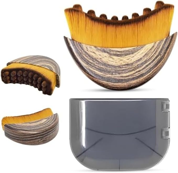 Facial Lymphatic Drainage Massage Brush, Dry Brushing The face, Lymph Contour Facial Brush, Lymphatic Facial Brush, Ergonomic Design for Precise fit to The Skin, Enhancing jawline, Relieving Fatigue