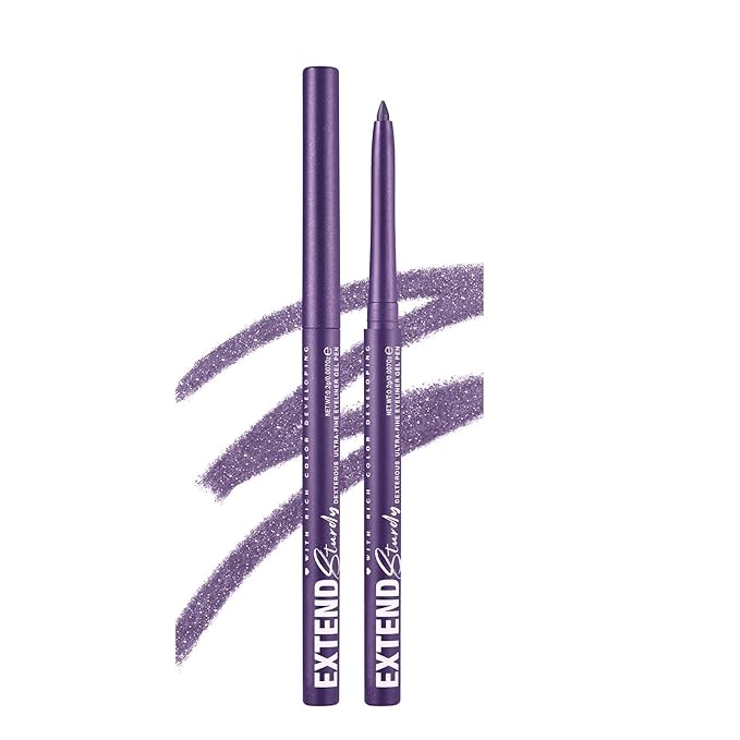 Purple Waterproof Eyeliner Pencil Retractable Cream Purple Gel Eyeliner Smudge-proof Hypoallergenic (06#)