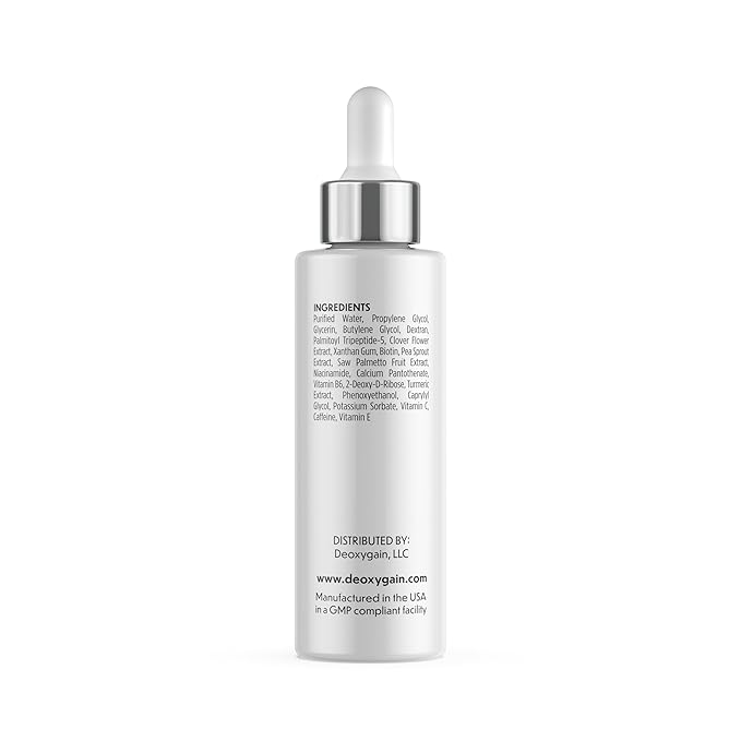 Topical Hair Treatment by Deoxygain - Advanced Hair Growth Formula with 2DDR to Stimulate Follicles, Block DHT & Support Hair Regrowth - 2oz Bottle