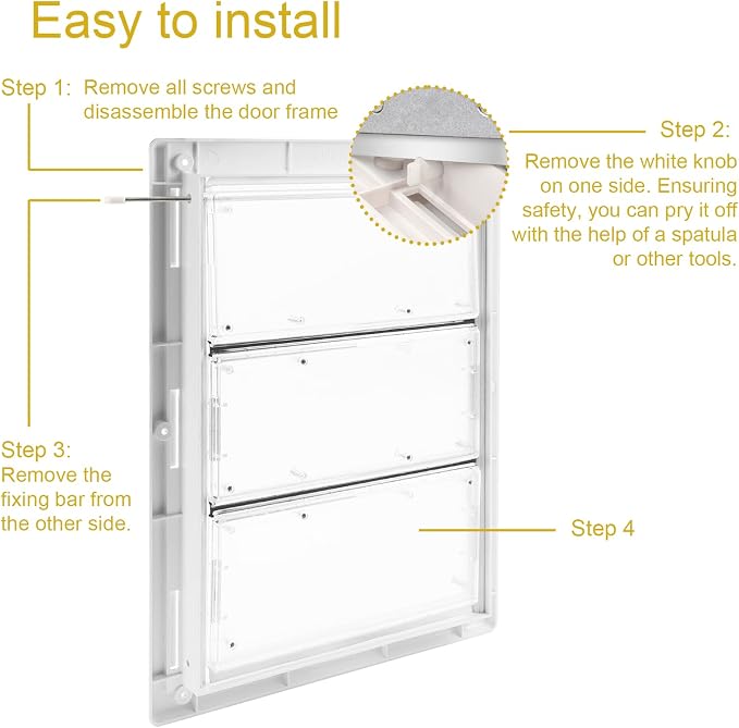 Airseal Pet Door Replacement Flap,Compatible with Ideal Pet