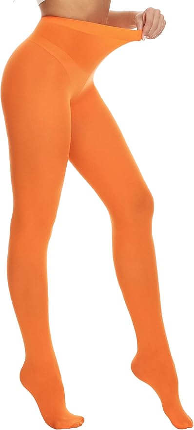 CozyWow Women's 80D Soft Opaque Tights, High Waist Solid Color Womens Tights with 30+ Colors