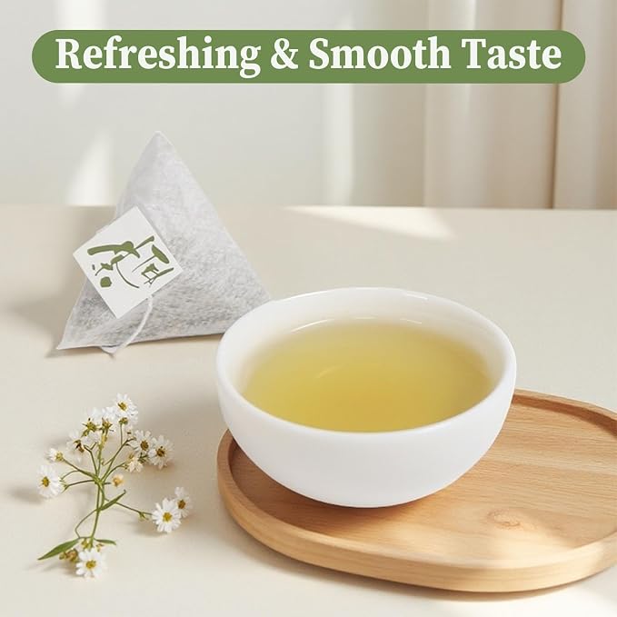 FullChea - White Mulberry Leaf Tea, 40 Teabags – 100% Pure Dried Mulberry Tea – Slightly Sweet & Refreshing - Non-GMO - Caffeine-Free - Support Wellness & Improve Digestion