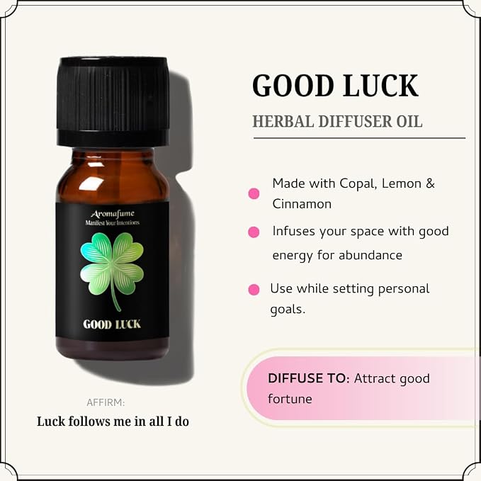 Good Luck, Open Road & Dream Job Oils | 3 x 10 ml | Ideal for Removing Blocks, Creating Opportunities etc | Manifestation & Mindfulness