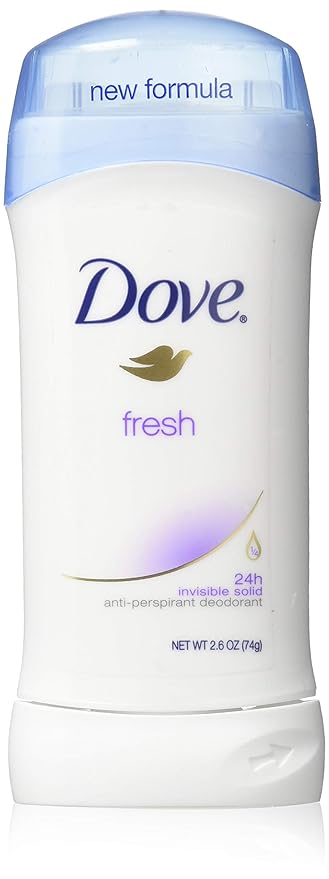Dove Deodorant 2.6 Ounce Invisible Solid Fresh (76ml) (3 Pack)