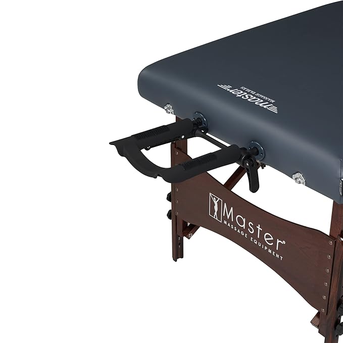 30" Royal Blue Portable Massage Table Master Massage Package with Aurora Multicolor Atmosphere Ambient Lighting System