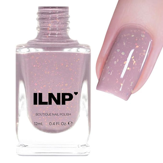 ILNP Misty - Soft Lilac Flakie Shimmer Nail Polish
