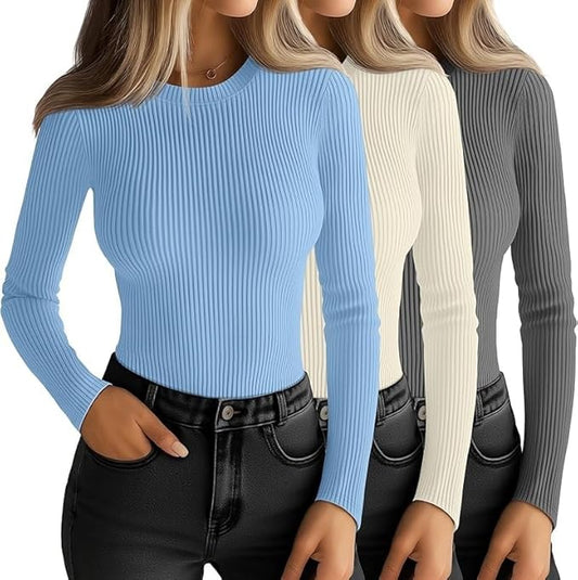 3-Piece Set: Women's Thermal Fleece Cardigans, Warm and Comfortable for Fall and Winter, Blanket-Lined, Long Sleeves