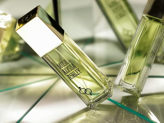 Alyssa Ashley Musk - Perfume for Men and Women with Citrus and Sicilian Bergamot - Long Lasting - Womens Fragrances - 3.4 oz EDT Spray
