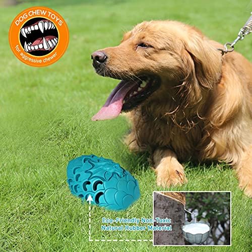 Lasts 6X Longer Chew Toy for Power Chewers, Indestructible for Training | Tough Treat Dispenser for Large Dogs, Durable Puzzle, Good for Dental Health, Easy to Clean