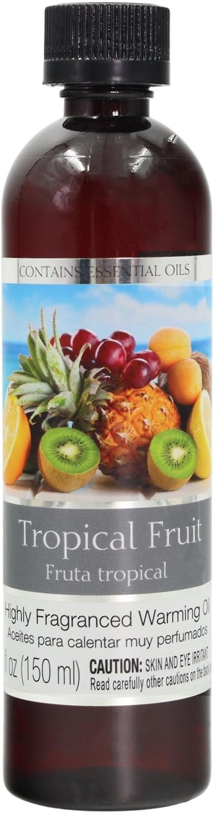 Hosley Set of 2 Tropical Fruit Fragrance Warming Oils 5 Ounce. Ideal Gift for Weddings spa Reiki Meditation Bathroom Settings. P1