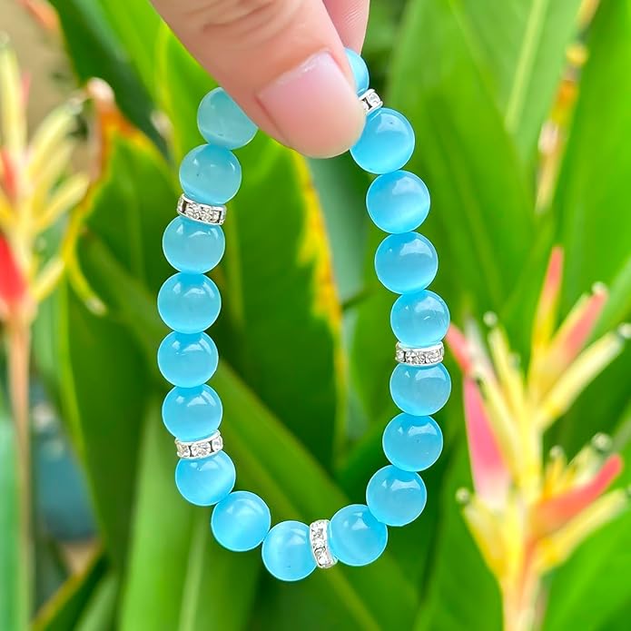 Healing Bracelet For Women Anxiety Crystal Bracelet Chakra Beaded Bracelets Rose Quartz Crystals And Healing Stones Yoga Bead Bracelet Calming Stretch Bracelet Stress Relief Gifts For Women