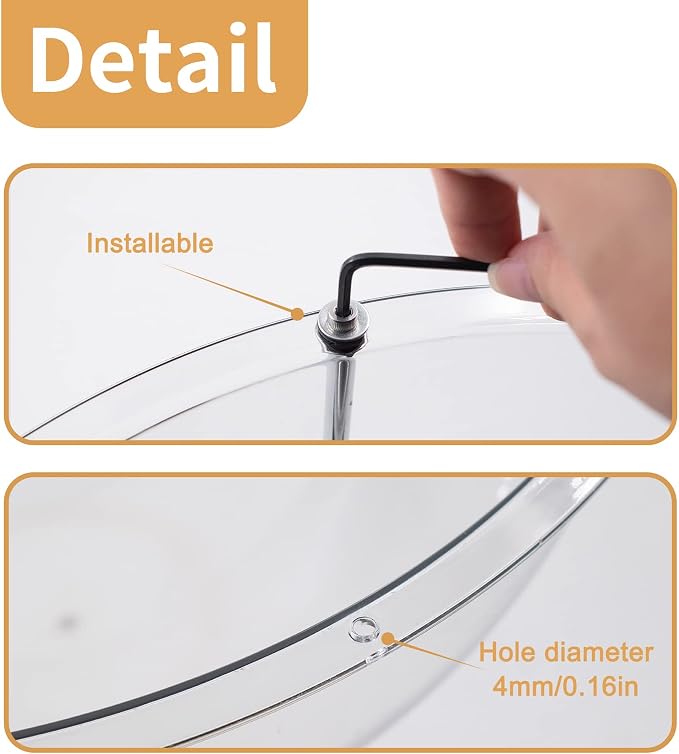 2pcs Space Clear Capsule Transparent Nest Replacement Cat Space Furniture Dome Cover Small Pets Bed Acrylic Nest Capsule Bowl Window Perch Cat Tree Cat Tower Accessories (11.8inch/30cm)