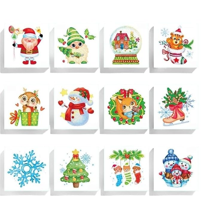 Christmas Temporary Tattoos for Kids and Adults, Holiday Santa Reindeer Snowflake Body Stickers, Xmas Party Favors Decorations.04