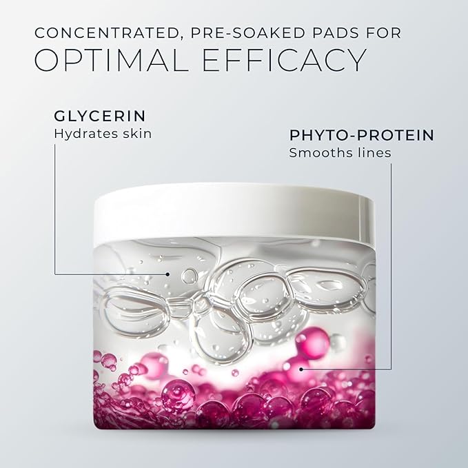 RoC Resurfacing Disks, Hypoallergenic Exfoliating Makeup Remover Pads for Wrinkles and Skin Tone, Hypo-Allergenic Skin Care, Oil-Free Daily Cleanser, 28 Count (Packaging May Vary)