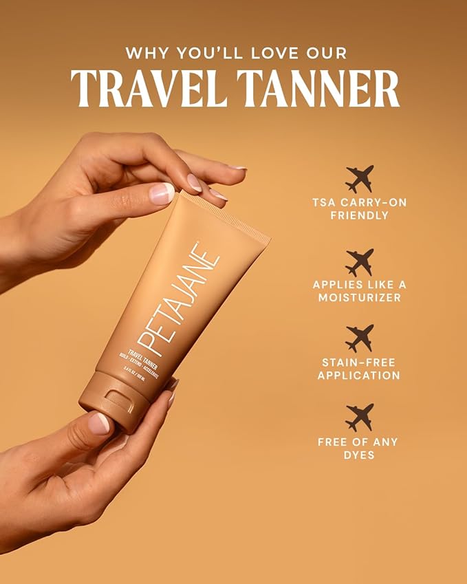 Peta Jane Tan Extender Lotion – Hydrating, Lightweight, Streak-Free Formula to Maintain & Enhance Your Tan, 3.4oz