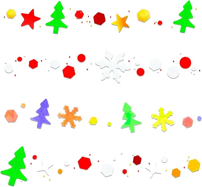 Christmas Body Glitter Gel SUPGIFT 4 Colors 8.5oz Holographic Chunky Mermaid Iridescent Laser Liquid Star Flower Leaf Sequins for Makeup Face Eyeshadow Hair with Spoon