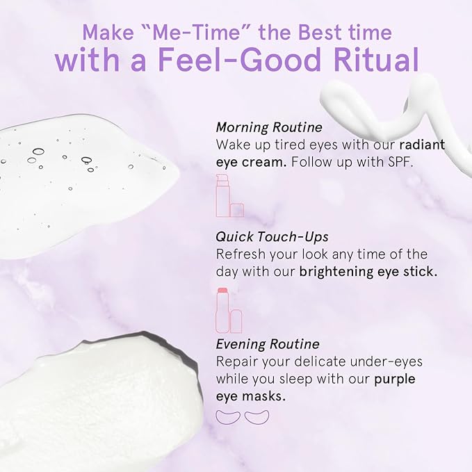 grace & stella Retinol & Caffeine Under Eye Serum Anti Aging - Travel Essentials - Hydrating Cream with Niacinamide, Peptides - Reduce Wrinkles, Crow's Feet, Puffiness - Vegan Skincare (0.5 floz/15ml)