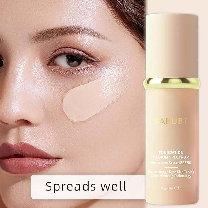 Foundation 4 in 1 - Color Changing, Medium Coverage, SPF 50, Hypoallergenic, Long-lasting & Waterproof, Neutral Finish - 1.06 fl oz