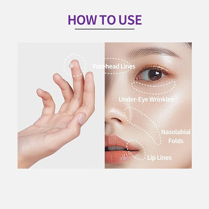 Retinol Volume Eyebag Cream - Reduce Puffy Eyes, Undereye Bags, Firming with Retinol, Korean Skincare Hydrating, Lifting Cream 10ml / 0.33 Fl Oz