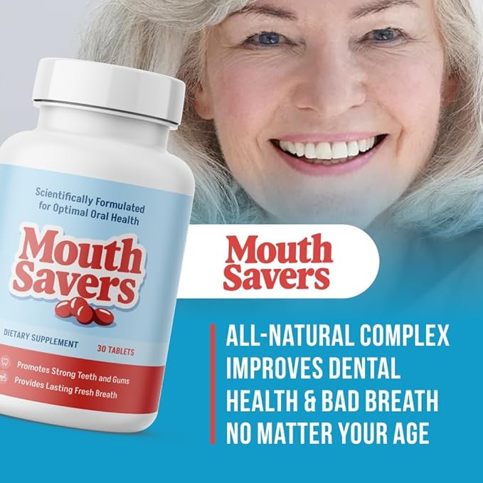 MOUTH SAVERS - 5-in-1 Advanced Oral Health Support - Fast-Acting, Easy-to-Use Solution Pack of 1