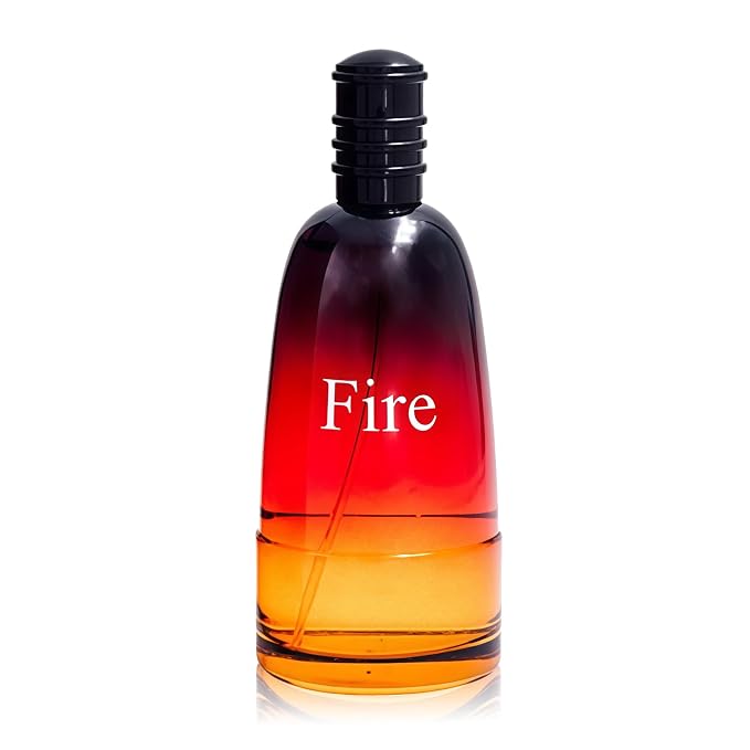AFLUXE Fire, Men's Cologne Gift, Long Lasting EDP, Aura of Elitism & Modern Style, Perfume for Business, Commute and Casual Use, 3.4 Fl Oz