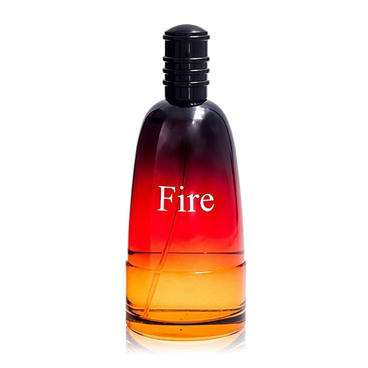 AFLUXE Fire, Men's Cologne Gift, Long Lasting EDP, Aura of Elitism & Modern Style, Perfume for Business, Commute and Casual Use, 3.4 Fl Oz