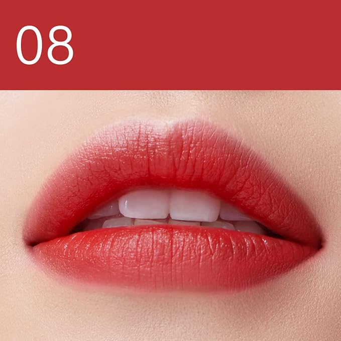 CARSLAN Moisturizing Creamy Lipstick, Long-lasting High Pigmented Lip Color, Smooth, Hydrating, Pink Rose, 08