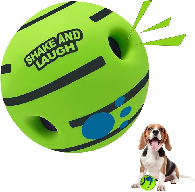 Dog Toys Ball, Interactive, M, 3.46 in (8.8 cm) | Shaking with Gibbering Sound, For Training & Herding