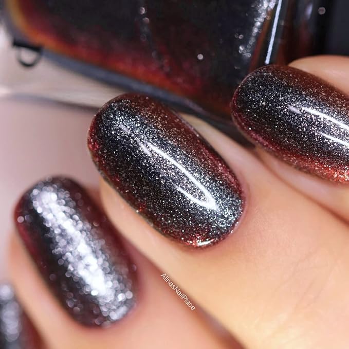 ILNP Grand Entrance - Gunmetal Metallic Duochrome Nail Polish