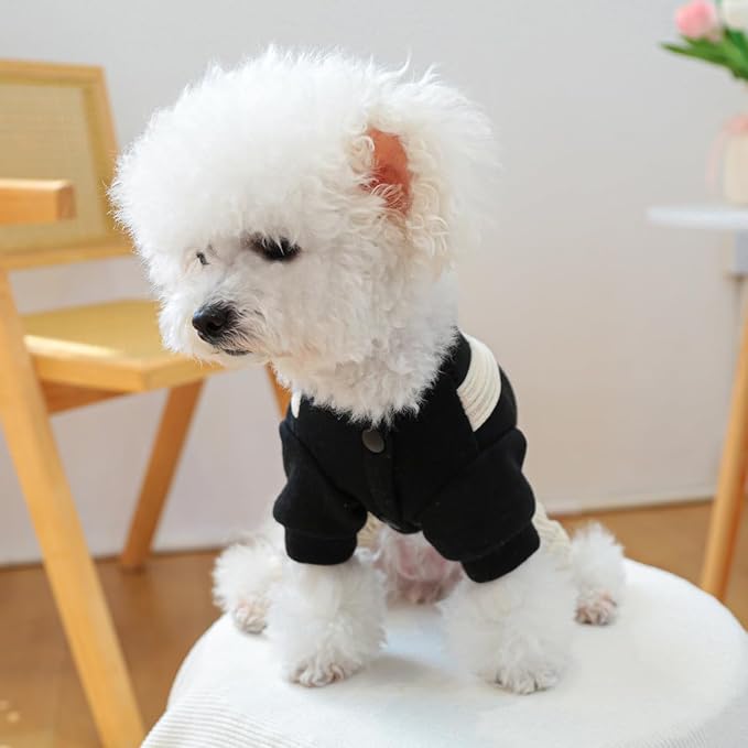 Dog Stylish Overalls Comfortable Puppy One Piece Outfits Summer Bib Overalls for Small Dogs Cute Pet Jumpsuit Onesie Chihuahua Yorkies Birthday Holiday Clothes Costume