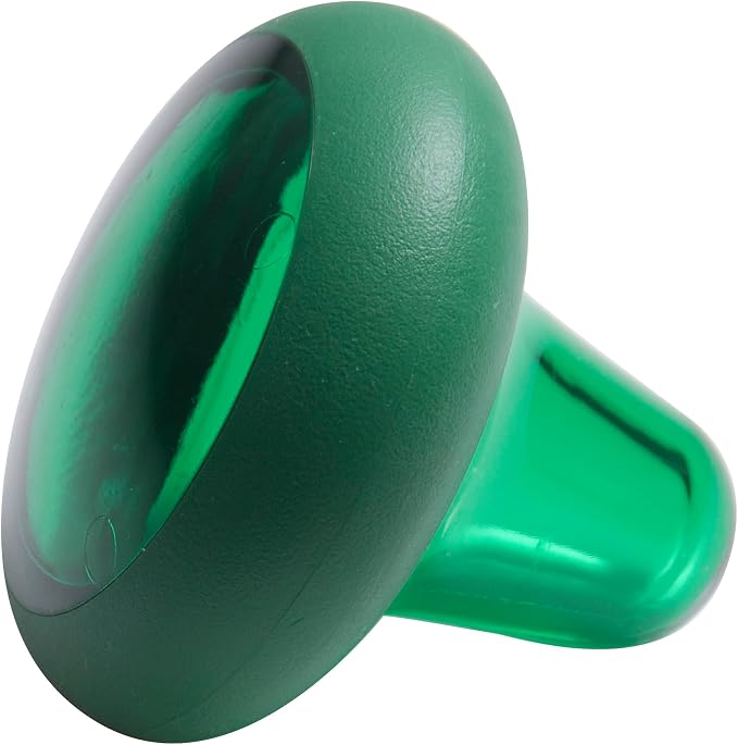 The Pressure Positive Co. Knobble II Handheld Massage Tool, Emerald Green | Ergonomic Durable Knob with a Comfort Band for Trigger-Point Deep-Tissue Relief of Neck, Jaw, Chest, Arms, Hands, Legs & Feet