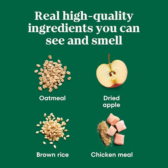 Nutro Crunchy Dog Treats with Real Apple, 10 oz | 5 calories per treat, natural ingredients, no corn, wheat, soy protein, low calorie, quality protein, ideal for training